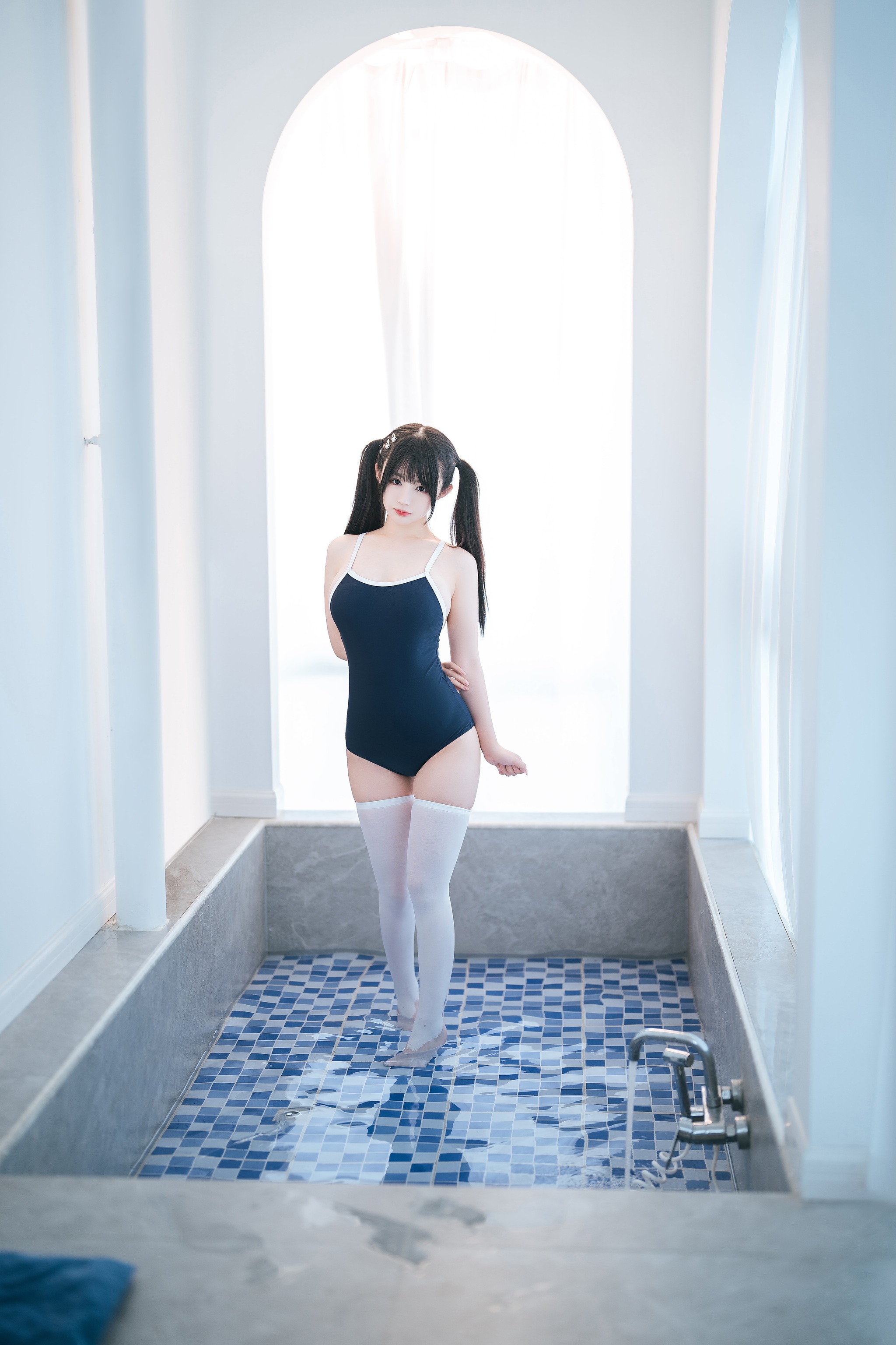 桜井宁宁 - NO.064 白丝死库水 [84P]-XikXak
